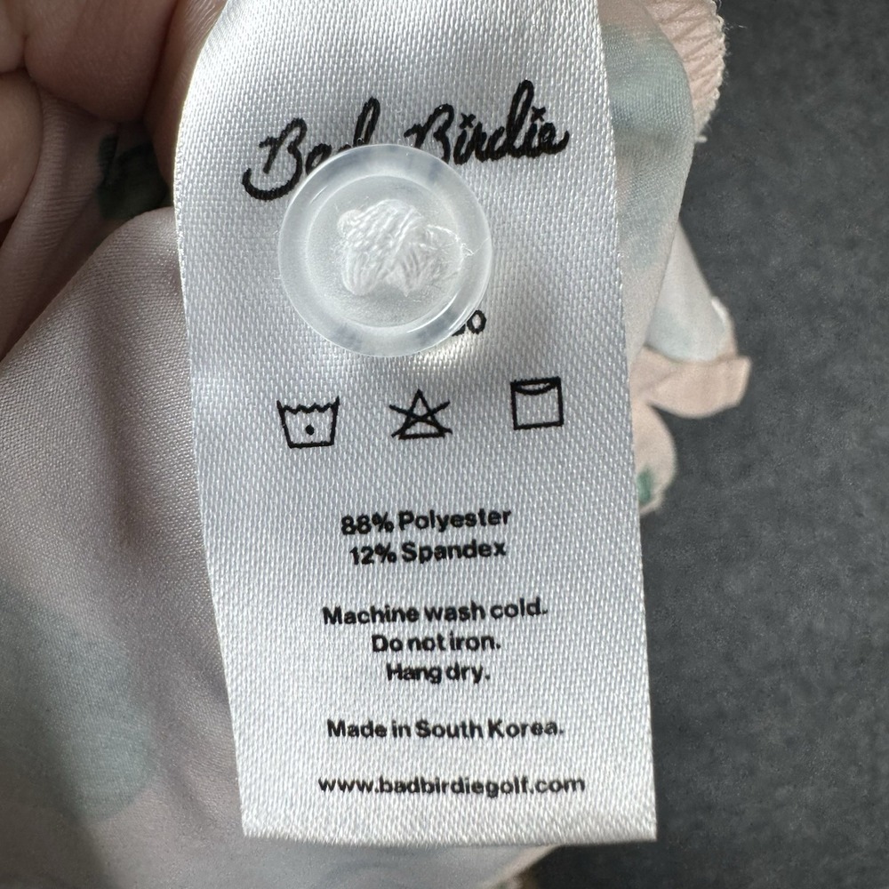 NWT Bad Birdie Thorn In Your Side peach Core Golf Polo Mens Size L $78 Cactus - Picture 8 of 8